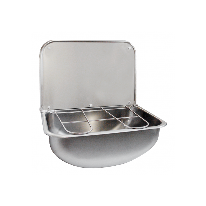 KWC DVS Cleaners Sink with Grid and Splashback | Commercial Washrooms KWC DVS Cleaners Sink with Grid and Splashback | Commercial Washrooms