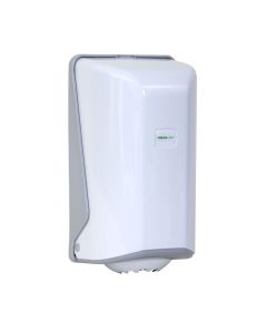 Medichief White Plastic Mini Centre-Feed Paper Towel Roll Dispenser