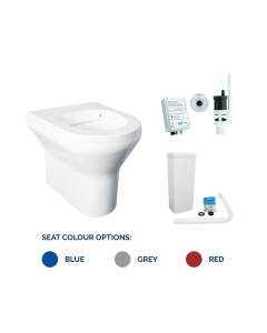 Delabie DVS Back to Wall Vandal Resistant Toilet Pack (inc. Sensor Flush Cistern)