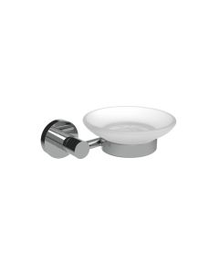 Fitzroy Of London Soap Dish Holder Including Dish, Chrome Polished | Commercial Washrooms