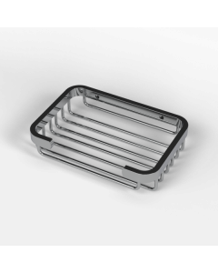 Fitzroy Of London Polished Chrome Shower Basket | Commercial Washrooms