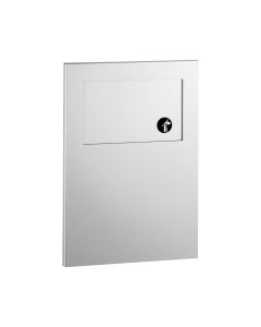 Bobrick Recessed Satin Stainless Steel Sanitary Disposal Bin Concealed Hinge (35303)