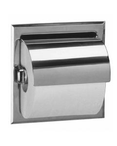 Bobrick Toilet Tissue Dispenser with Hood - Polished