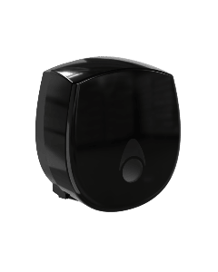 Black Myriad Small Jumbo Toilet Roll Dispenser, Recycled Plastic
