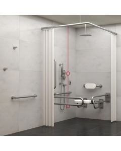 Dolphin Doc M Concealed Shower Set - Stainless Steel