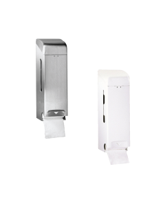 Satin Stainless Steel Dolphin Triple Toilet Roll Holder 