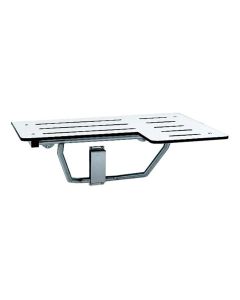 Bobrick Compact Grade Laminate Reversible Folding Shower Seat