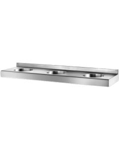 Delabie TRIPLO 1800mm Wall Mounted Stainless Steel Wash Trough 