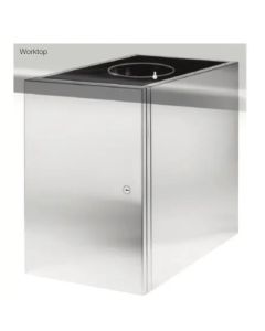 Dolphin Stainless Steel Under Counter Bin With Locking Door