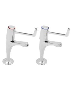 KWC DVS Lever Operated Pillar Taps (Per Pair)