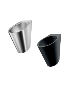 Delabie FINO Stainless Steel/Black Rimless Urinal