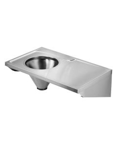 KWC DVS DUH Sluice Sink Hospital Disposal Unit with Side Drainer