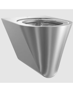 KWC DVS Campus Wall Hung Stainless Steel Toilet Pan