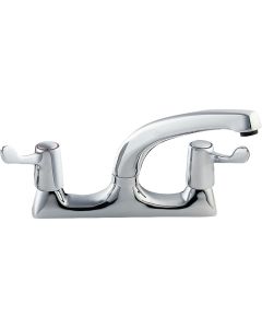 KWC DVS Deck Mounted Mixer Tap With 150mm Levers