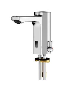 KWC DVS F5E-Mix Battery Operated Pillar Sensor Tap