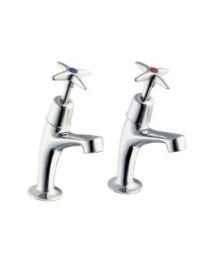 KWC DVS Pair of 13mm Crosshead Pillar Taps