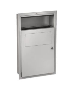 KWC DVS Recessed Wall Mounted Sanitary Towel and Disposal Bin
