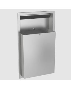 KWC DVS Semi Recessed Stainless Steel Waste Bin