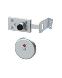 Radiused Toilet Cubicle Door Lock 
