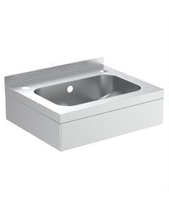 S1270MY, Two Tap holes Armitage Shanks Denholm 51cm Basin, Stainless Steel