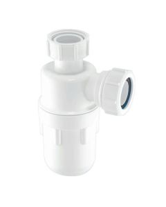 N&C White Plastic Bottle Trap 32mm
