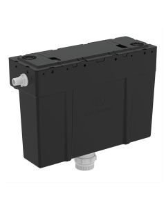 S3331(67) Conceala 3 high level single flush 6 litre cistern, side inlet, pneumatic actuation, internal overflow, no push button
