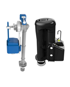 Fitzroy of London Close Coupled Cistern Fitting Pack With Wedges, Spatula Lever And Basin Waste.