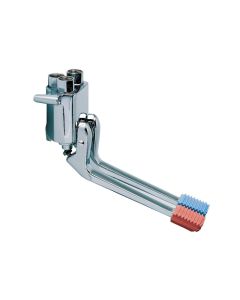 Intajet Foot Operated Wall Mounted Mixing Valve with Optional Spout