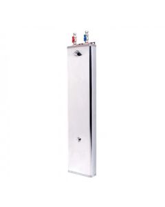 Inta Stainless Steel Shower Panel with Push Button and Vandal Resistant Shower Head