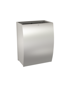 Delabie DVS Stratos 45L Wall Mounted Open Waste Bin with Optional Lid