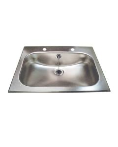 Twyford Inset Vanity Bowl with Overflow