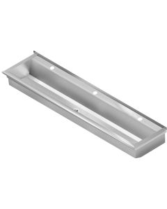 KWC DVS KWC DVS Planox 1800mm Stainless Steel Wash Trough With 3 Tap Holes