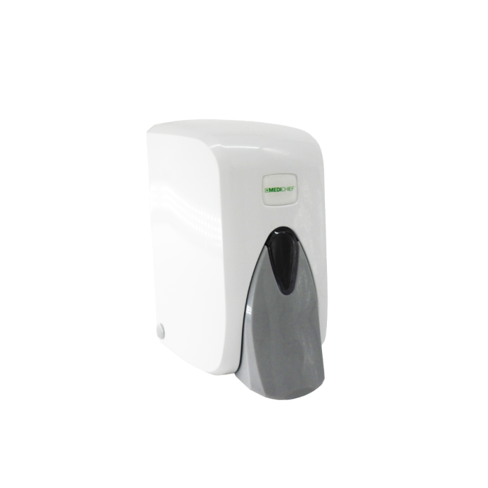 Medichief White Plastic 500ml Gel & Liquid Soap Dispenser Medichief White Plastic 500ml Gel & Liquid Soap Dispenser