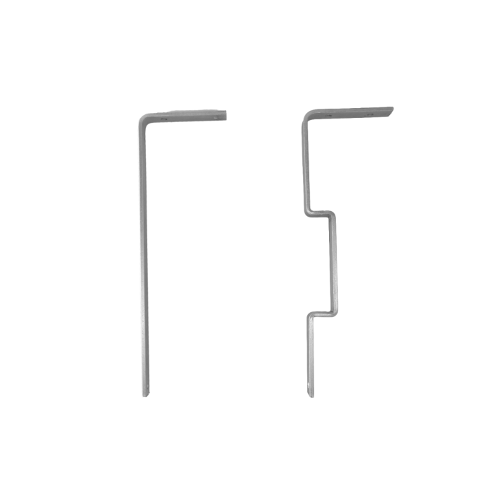 25" Stainless Steel Belfast Sink Legs & Brackets (x2) 