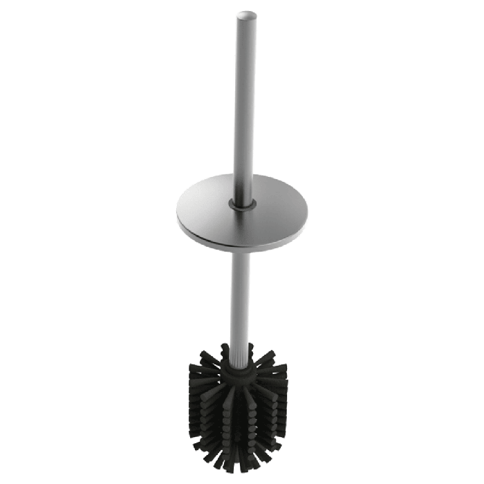 Delabie Toilet Brush with Lid and Handle - Satin Stainless Steel Delabie Toilet Brush with Lid and Handle - Satin Stainless Steel