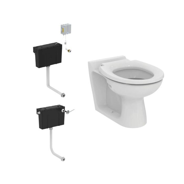 Armitage Shanks Contour 21 Back To Wall School Toilet Pack (305mm and 355mm)