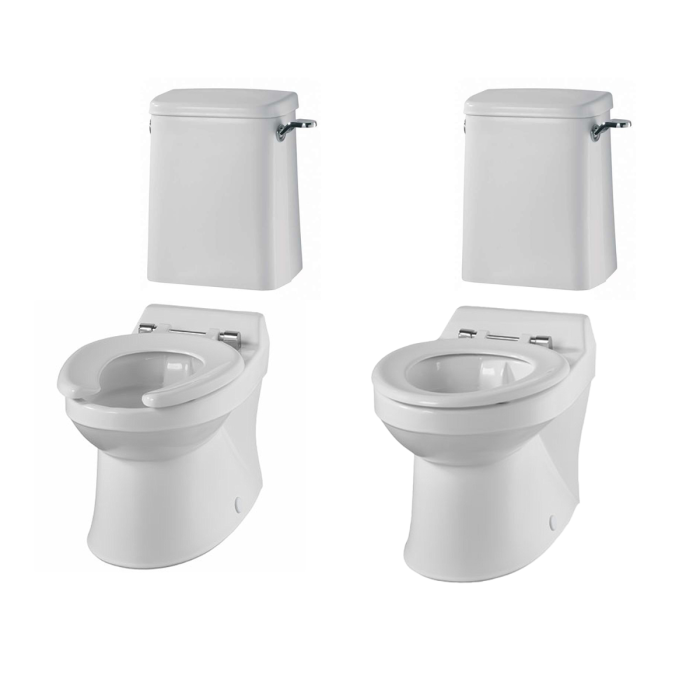 Twyford Sola Rimless Close-Coupled School Toilet Pack