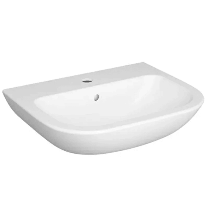 Vitra S20 550mm 1 Tap Hole Wall Hung Washbasin