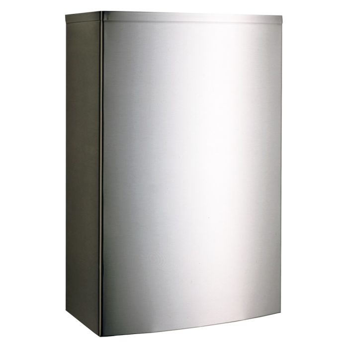 Bobrick Stainless Steel 48.3 Litre Contura Series Waste Receptacle Bobrick Stainless Steel 48.3 Litre Contura Series Waste Receptacle