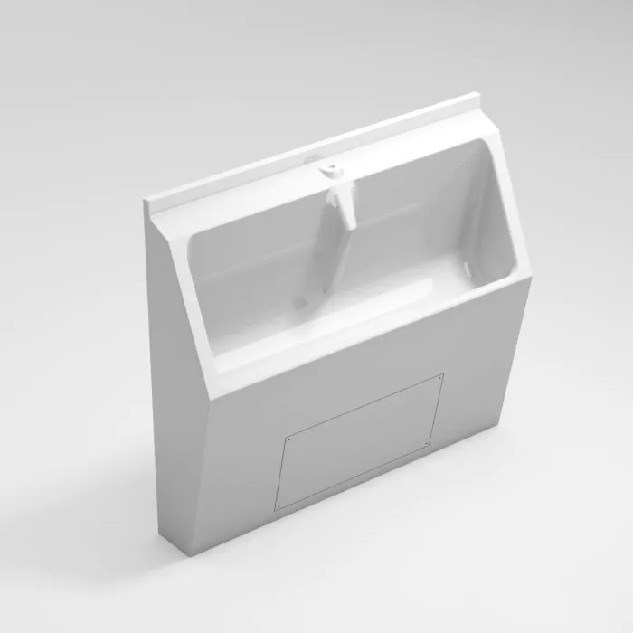 Cheltenham Floor Standing 2 Stall Urinal 1200mm - Waterless