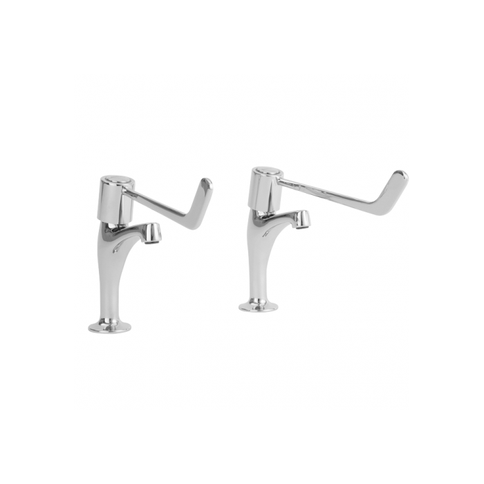 KWC DVS Lever Operated Pillar Taps (Per Pair) KWC DVS Lever Operated Pillar Taps (Per Pair)