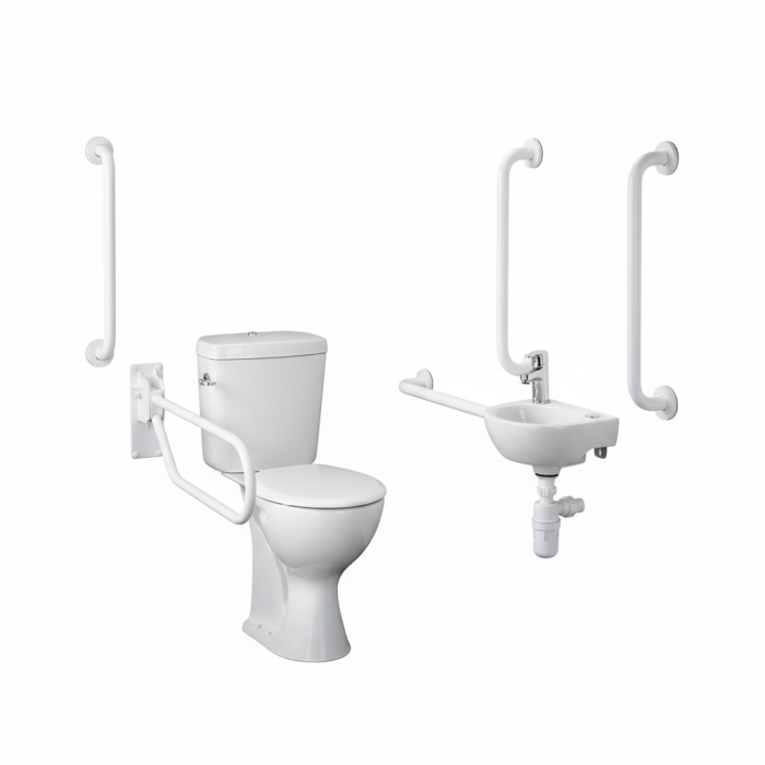 Armitage Shanks Monaco2 Close Coupled Doc M Pack with White Rails | Armitage Shanks