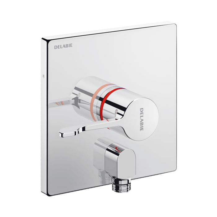Delabie Recessed Thermostatic Sequential Shower Mixer With Elbow Outlet