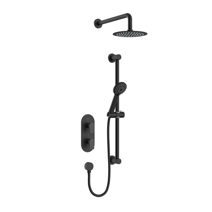 Hourglass Black Concealed Dual Control Shower Pack | Bristan Hourglass Black Concealed Dual Control Shower Pack | Bristan