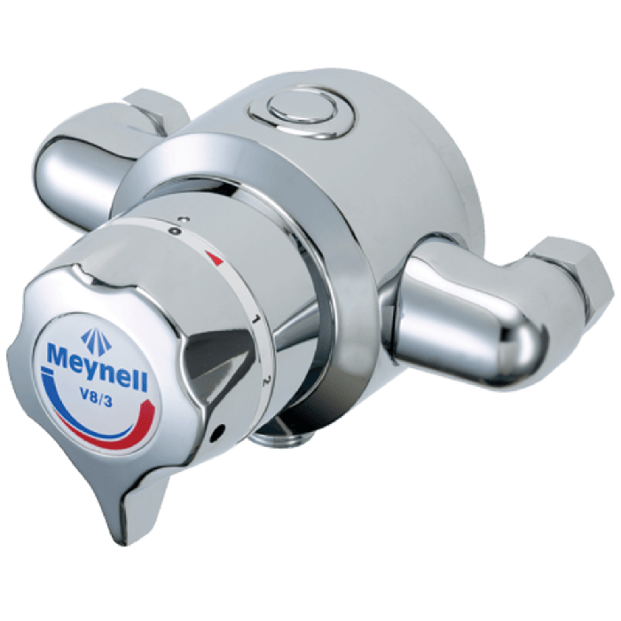 V8/3 PESM0563P Standard Lever Controlled Rada Meynell V8/3 Exposed Thermostatic Shower