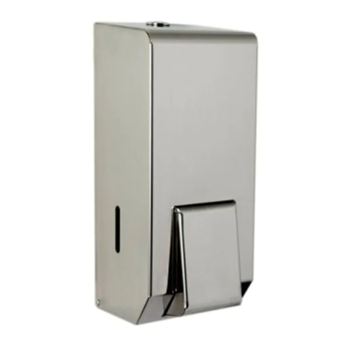 Stainless Steel 900ml Dispenser - Polished Stainless Steel | Commercial Washrooms