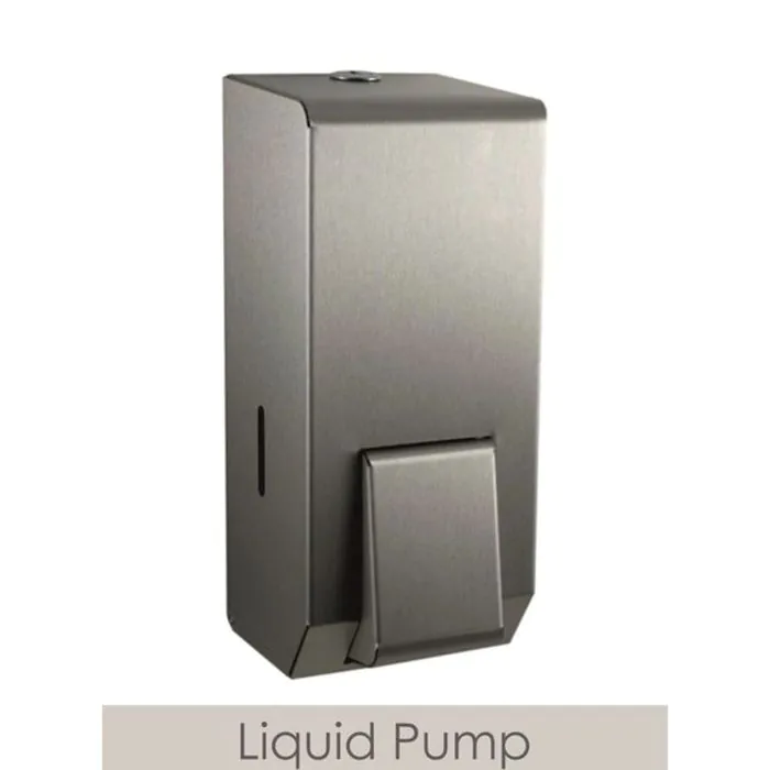 Stainless Steel 900ml Dispenser - Brushed Stainless Steel, Liquid Soap | Commercial Washrooms
