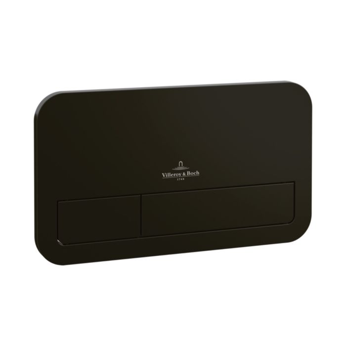 ViConnect Installation Systems Matt Black Dual Flush Toilet Flush Plate 200S ViConnect Installation Systems Matt Black Dual Flush Toilet Flush Plate 200S