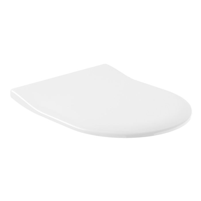 Subway 2.0 White Alpin Toilet Seat and Cover SlimSeat Subway 2.0 White Alpin Toilet Seat and Cover SlimSeat