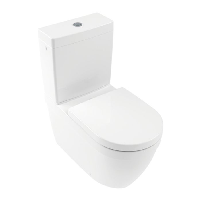 Villeroy and Boch Architectura Washdown Rimless Close-Coupled Pan Villeroy and Boch Architectura Washdown Rimless Close-Coupled Pan